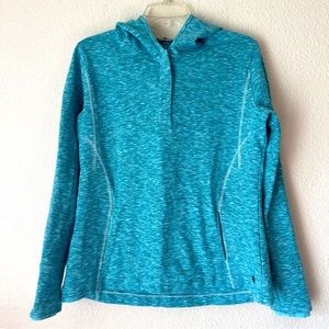 Tasc performance hoodie sweatshirt teal Sz L